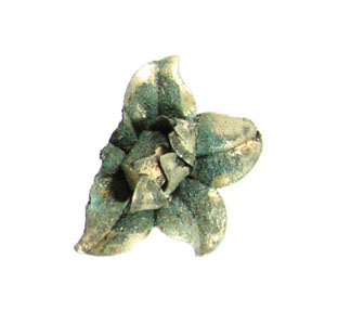 A fragment of jewelry found at House A.